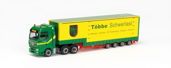 MAN TGX XXL Jumbo-Gardine plane saddle train
