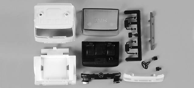 Mercedes-Benz Atego driver's cabin (incl. rear-view mirror)Content: 2 pcs.