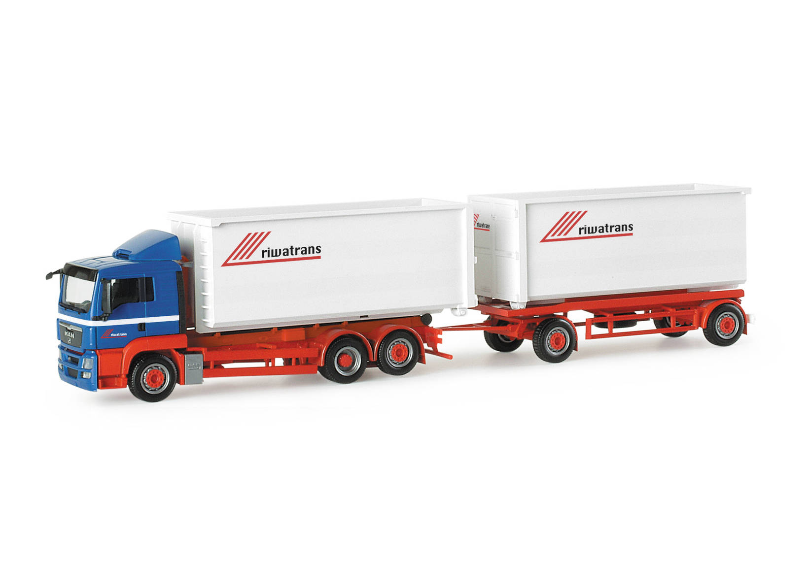 MAN TGS L container trailer "Riwatrans"