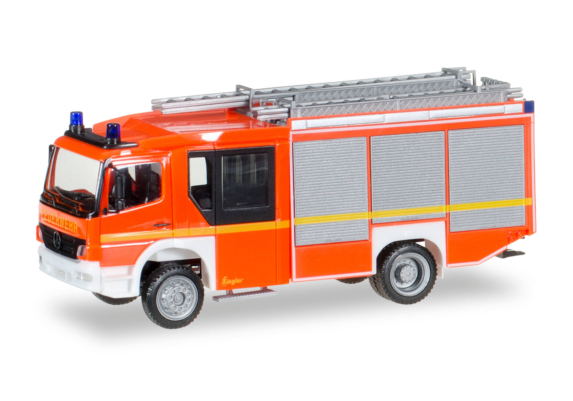 Mercedes-Benz Atego Ziegler Z-Cab HLF 20, leuchtrot "Feuerwehr"