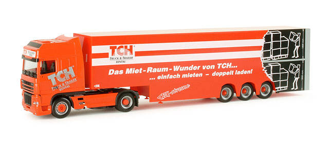 DAF XF 95 Eurokoffer-Sattelzug "TCH"