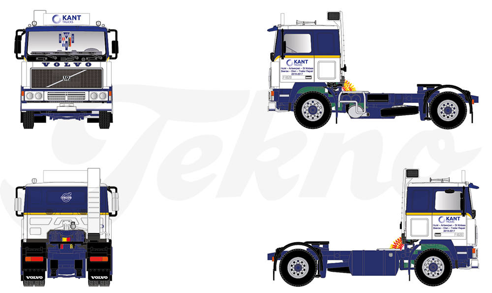 Volvo F 10 4x2 rigid tractor "Garage Kant"