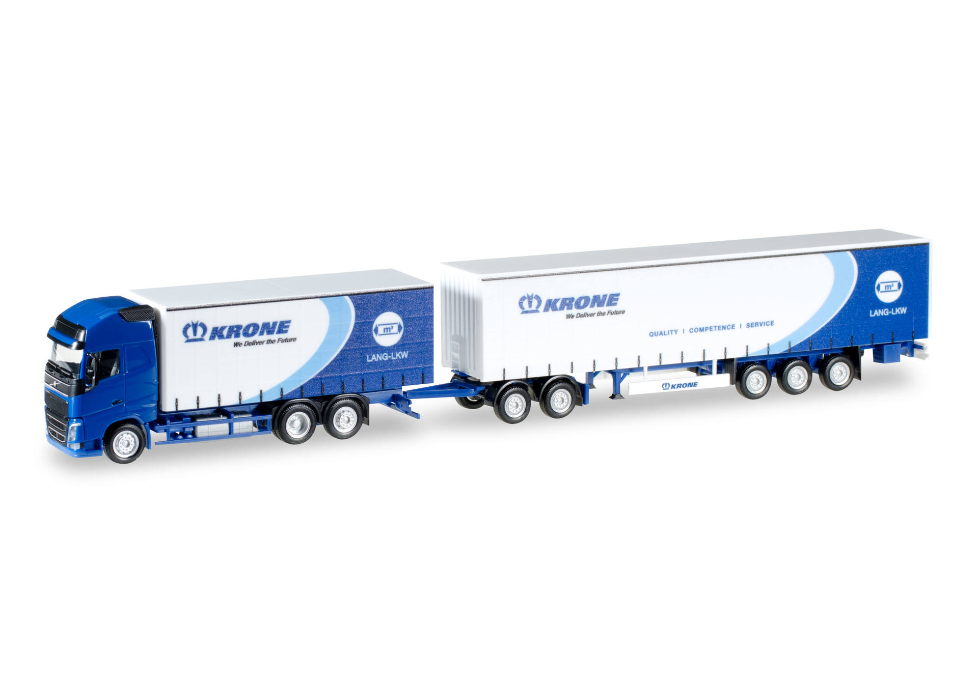 Volvo FH GL XL curtain canvas EuroCombi "Krone"
