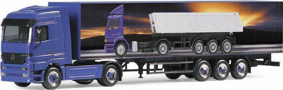 Mercedes-Benz Actros LH box semitrailer "Mercedes-Benz"