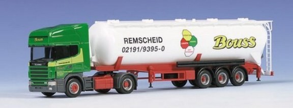 Scania 144 TL Kippsilo saddle train 2a/3a
