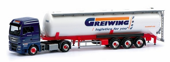 Man TGX XLX 2012 Euro 6 Kippsilo saddle train 2A/3A