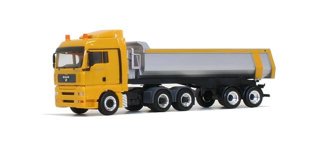 MAN TGA XLX dump semitrailer "MAN"
