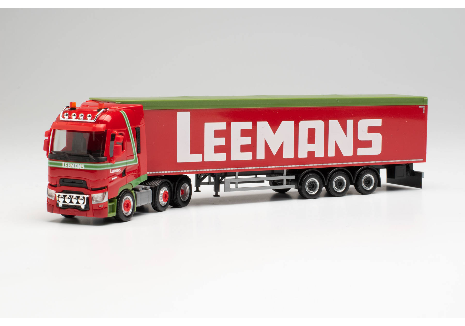 Renault T 6x2 sliding floor semitrailer „Leemans“