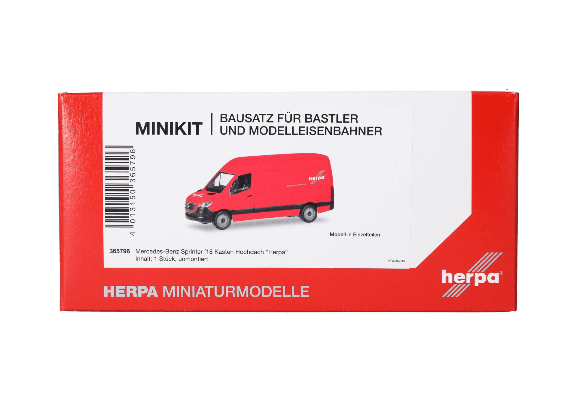 Herpa MiniKit: Mercedes-Benz Sprinter '18 Kasten Hochdach "Herpa"