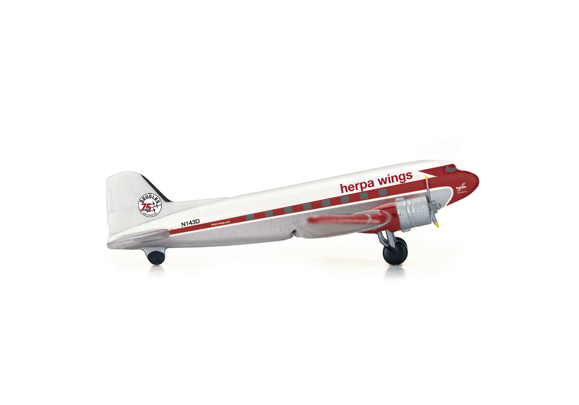 Herpa Miniaturmodelle - 75 Years Douglas DC-3