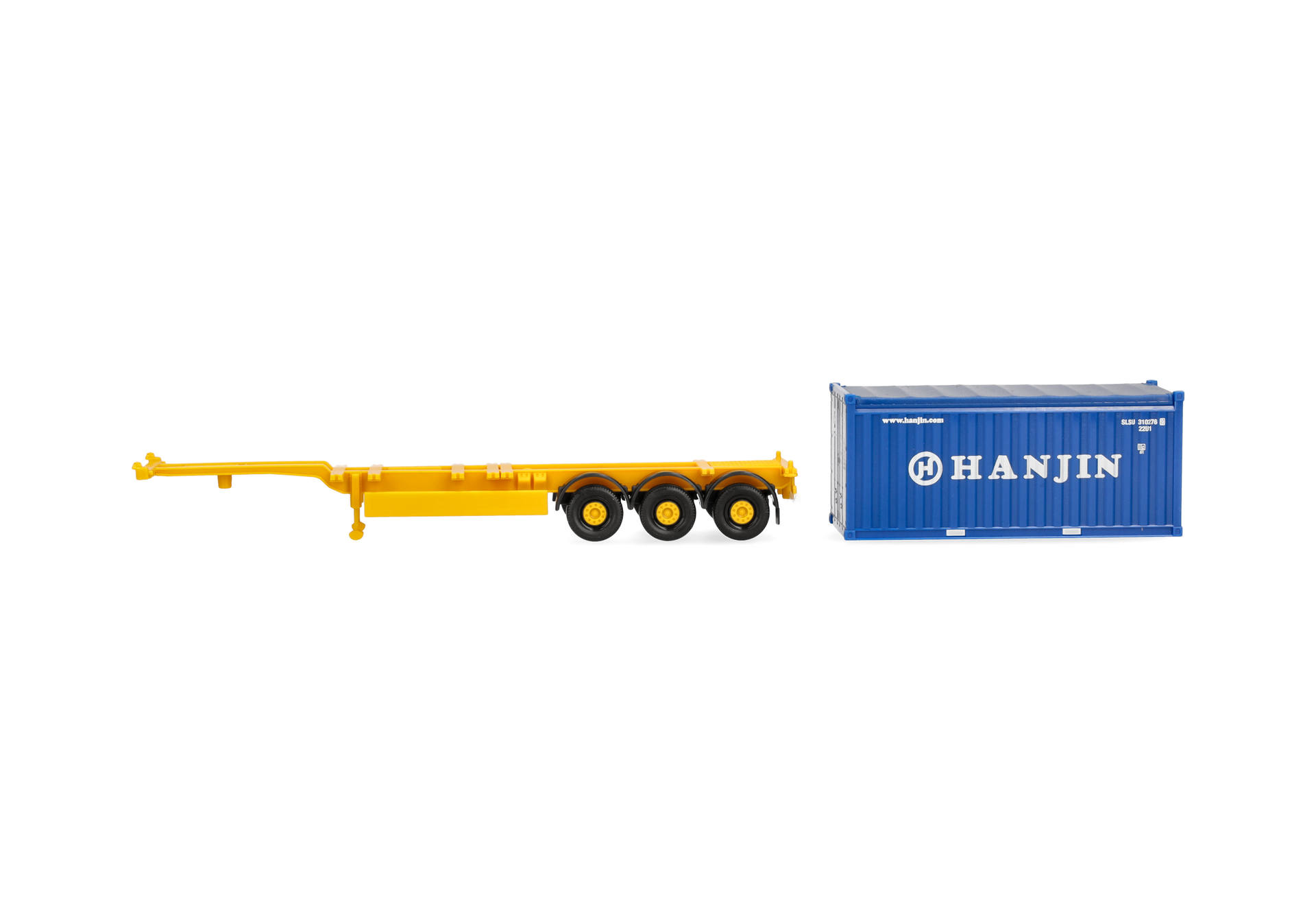 Container trailer 3axles with 20ft. container "HANJIN"
