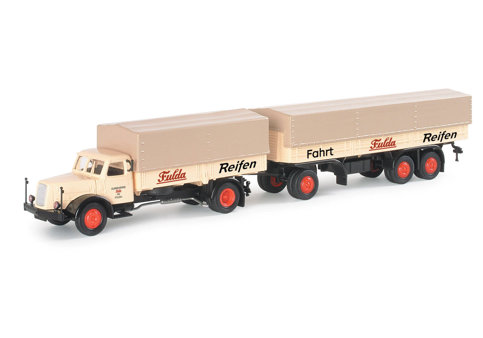 Henschel HS 140 canvas cover trailer "Fulda"