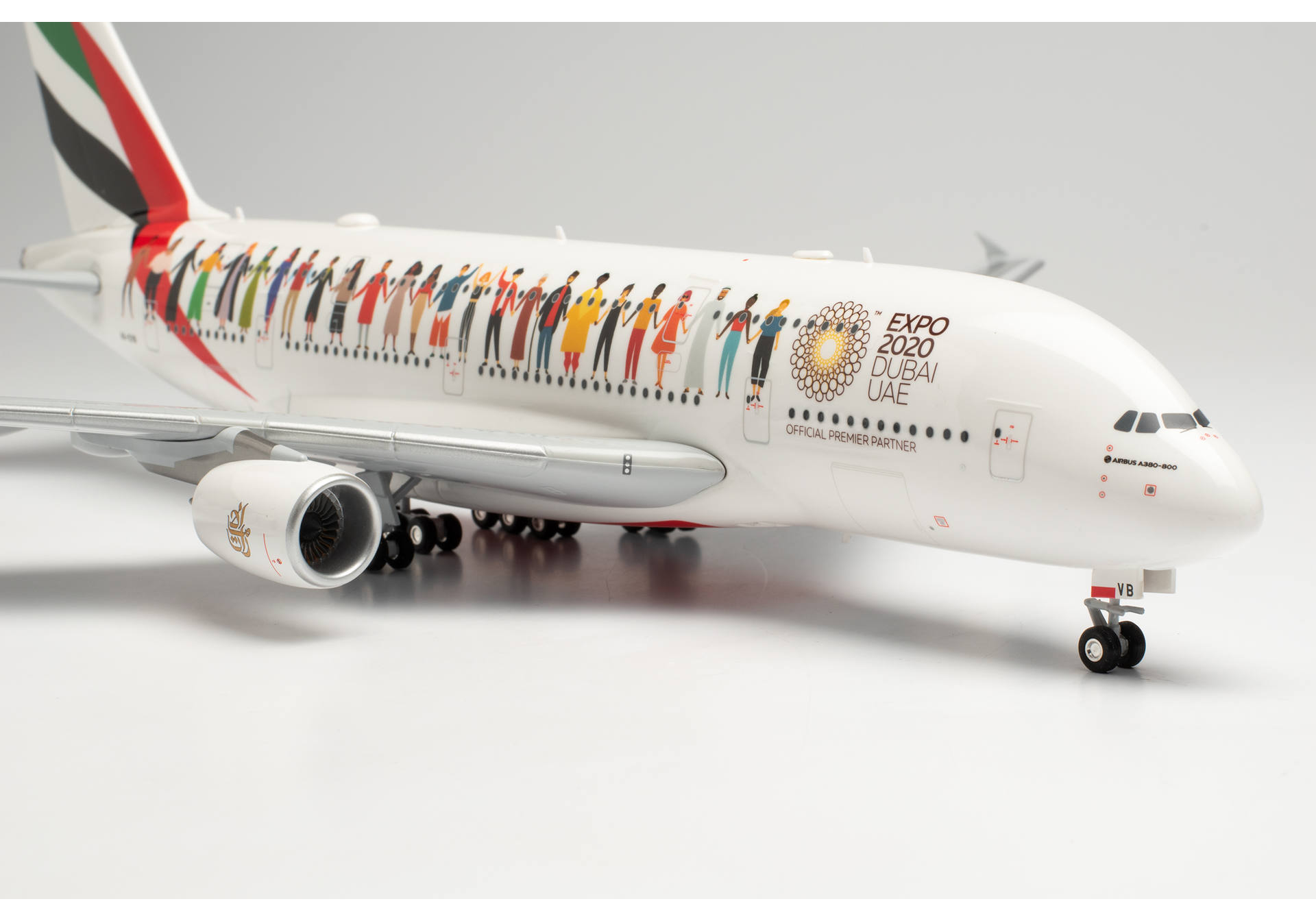 Emirates Airbus A380 “Year of Tolerance“ – A6-EVB