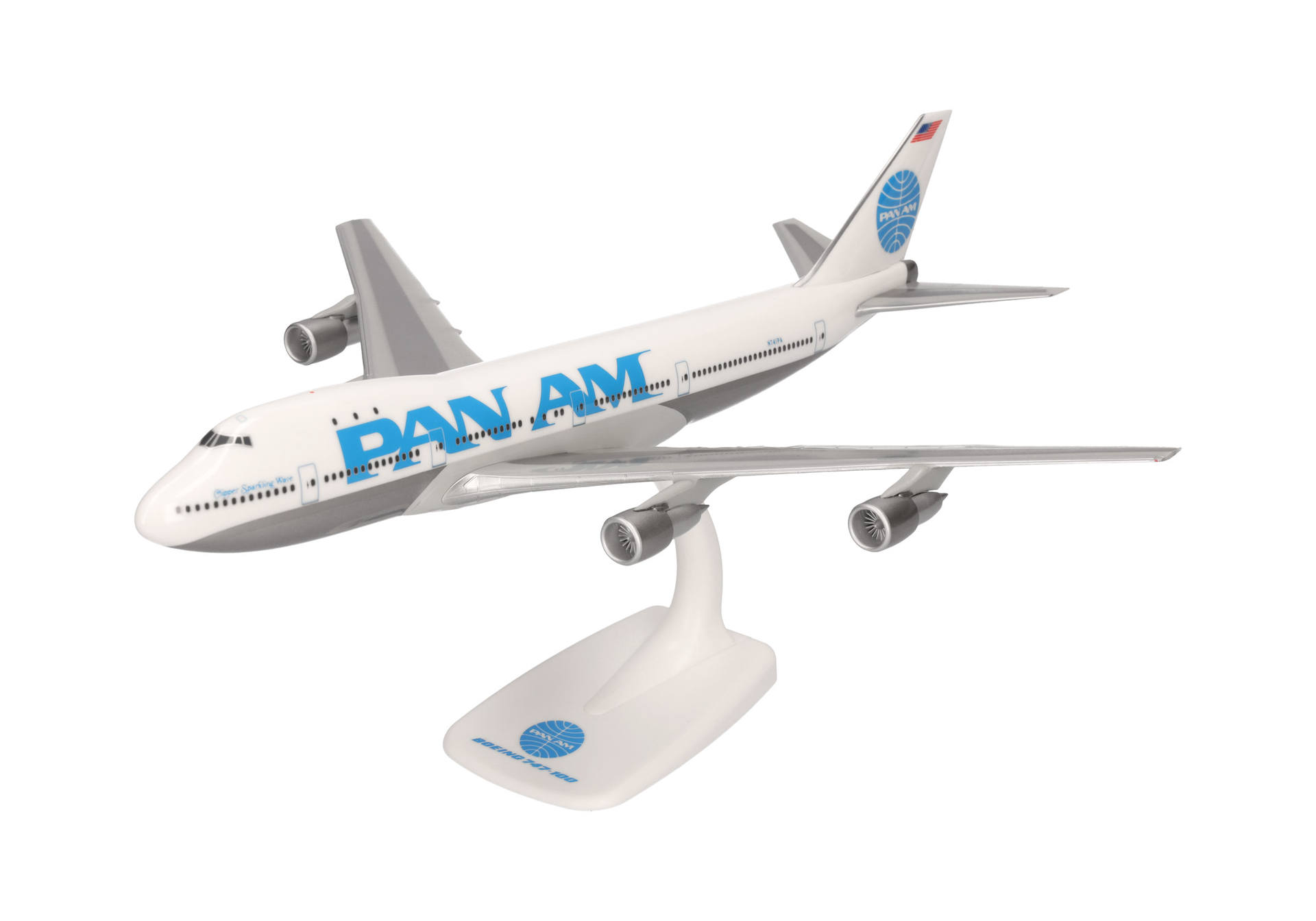 Pan Am Boeing 747-100 (Billboard-Lackierung) – N741PA "Clipper Sparkling Wave"