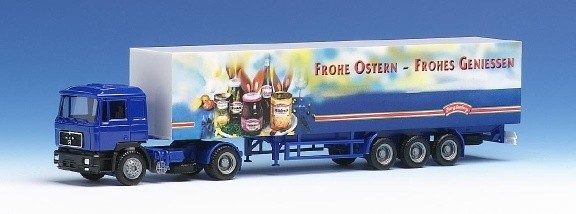 MAN F90 Eurocofan-Sattel train "Ceka advertising material"