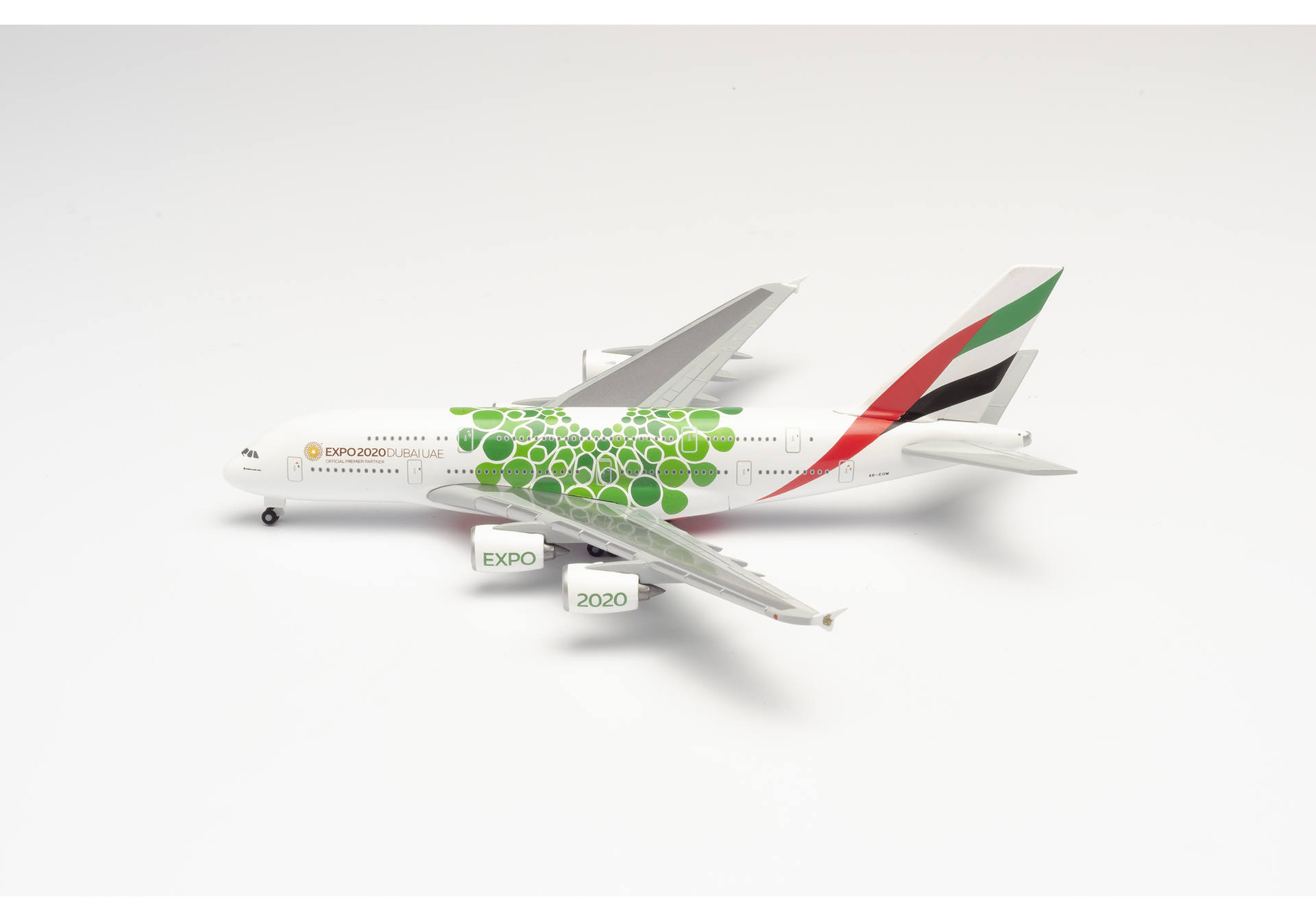 Emirates Airbus A380 Expo 2020 Dubai, "Sustainability" livery