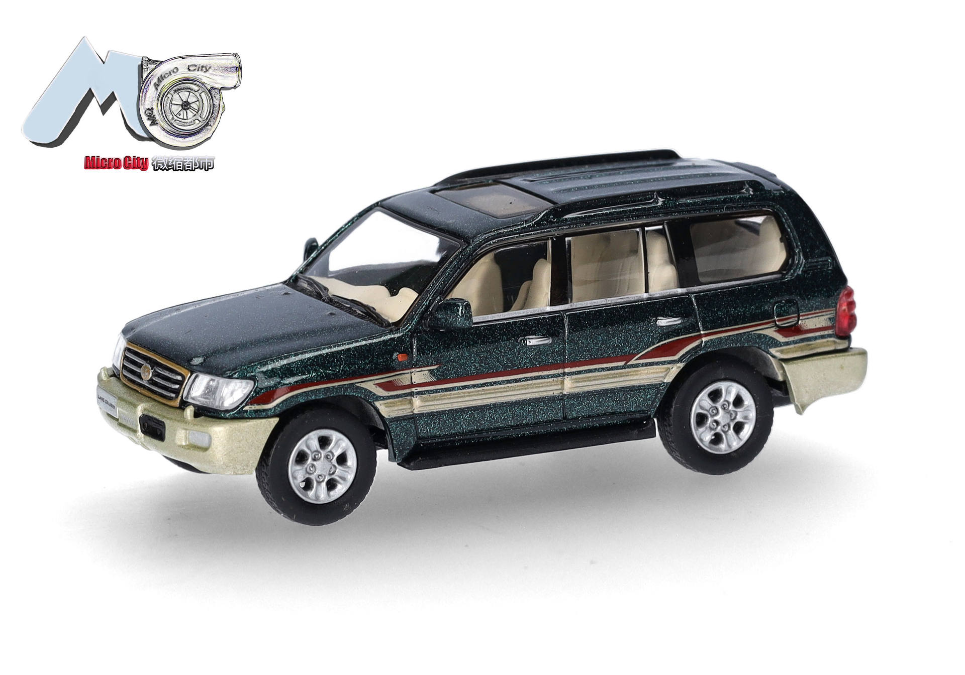 MicroCity: Toyota Landcruiser LC 100 (1998-2007), dark green