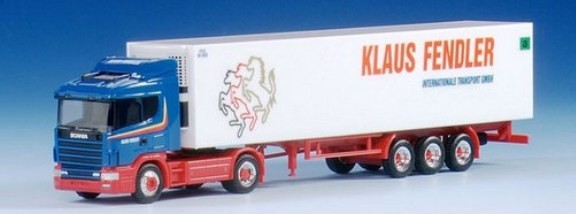 Scania 124 HL cold suitcase saddle train 2A/3A