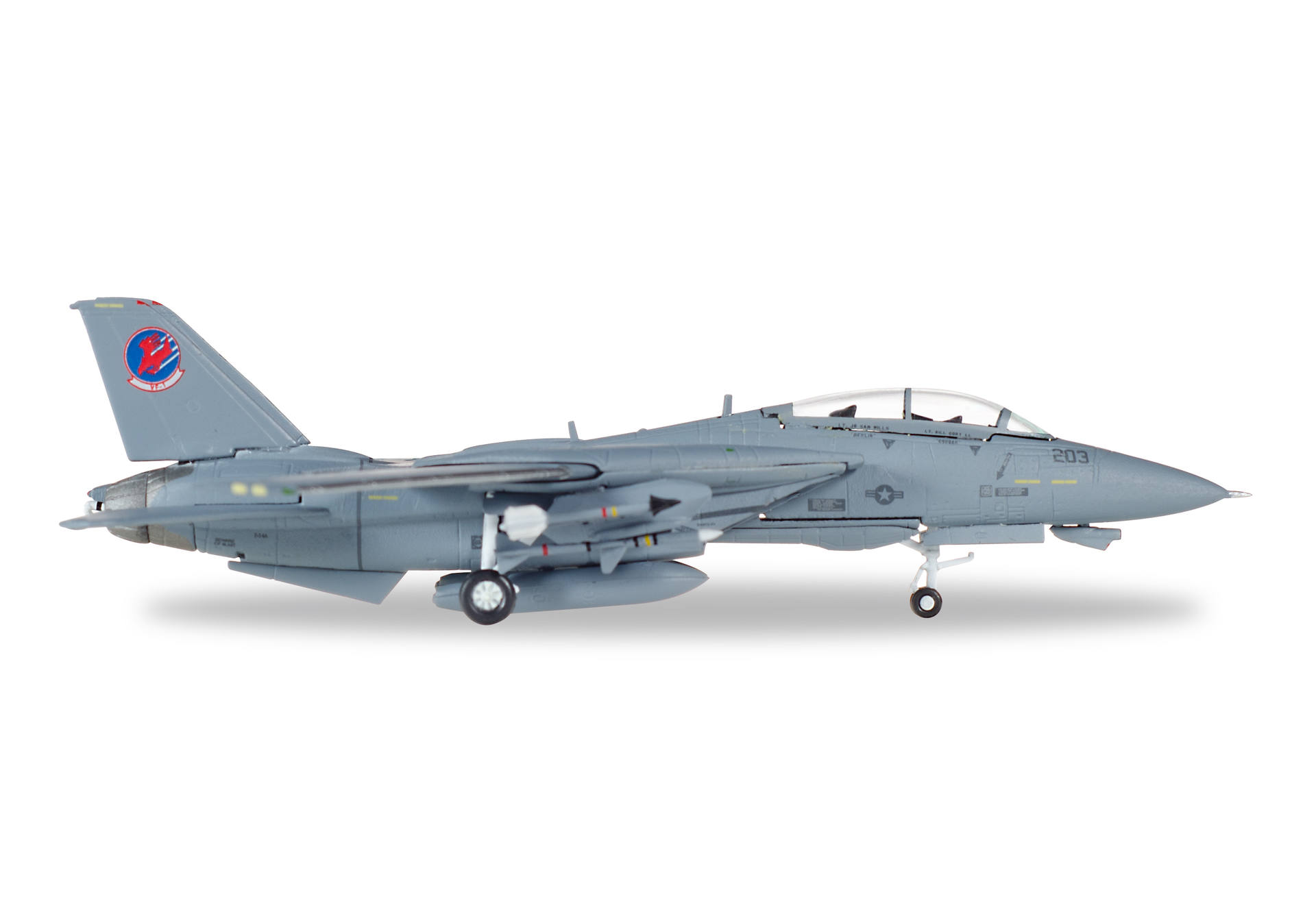 Northrop Grumman F-14A - VF-1 #203 Top Gun Movie "Cougar & Merlin"