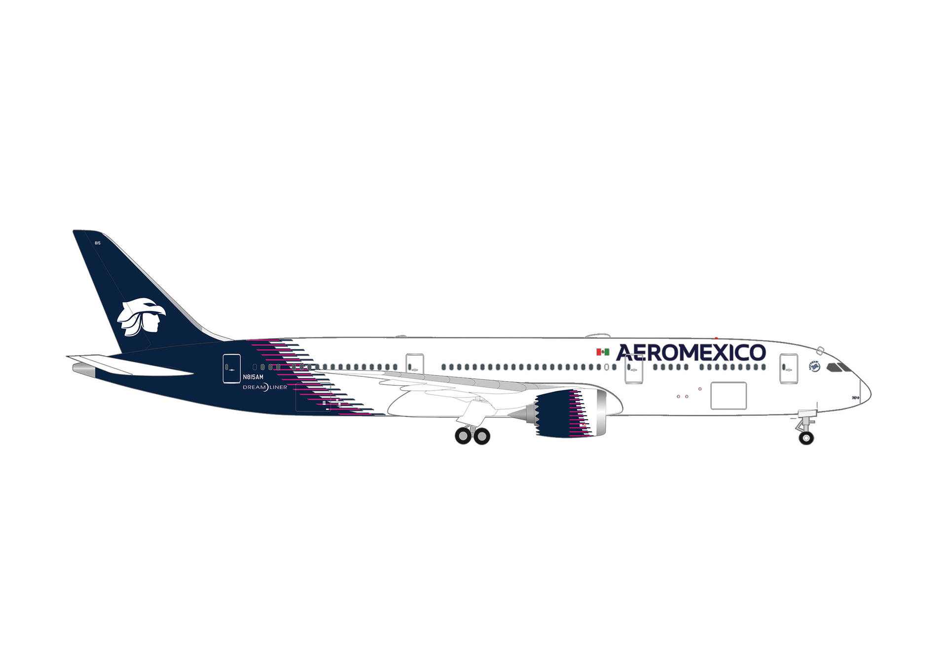Aeroméxico Boeing 787-9 Dreamliner - new livery – N815AM