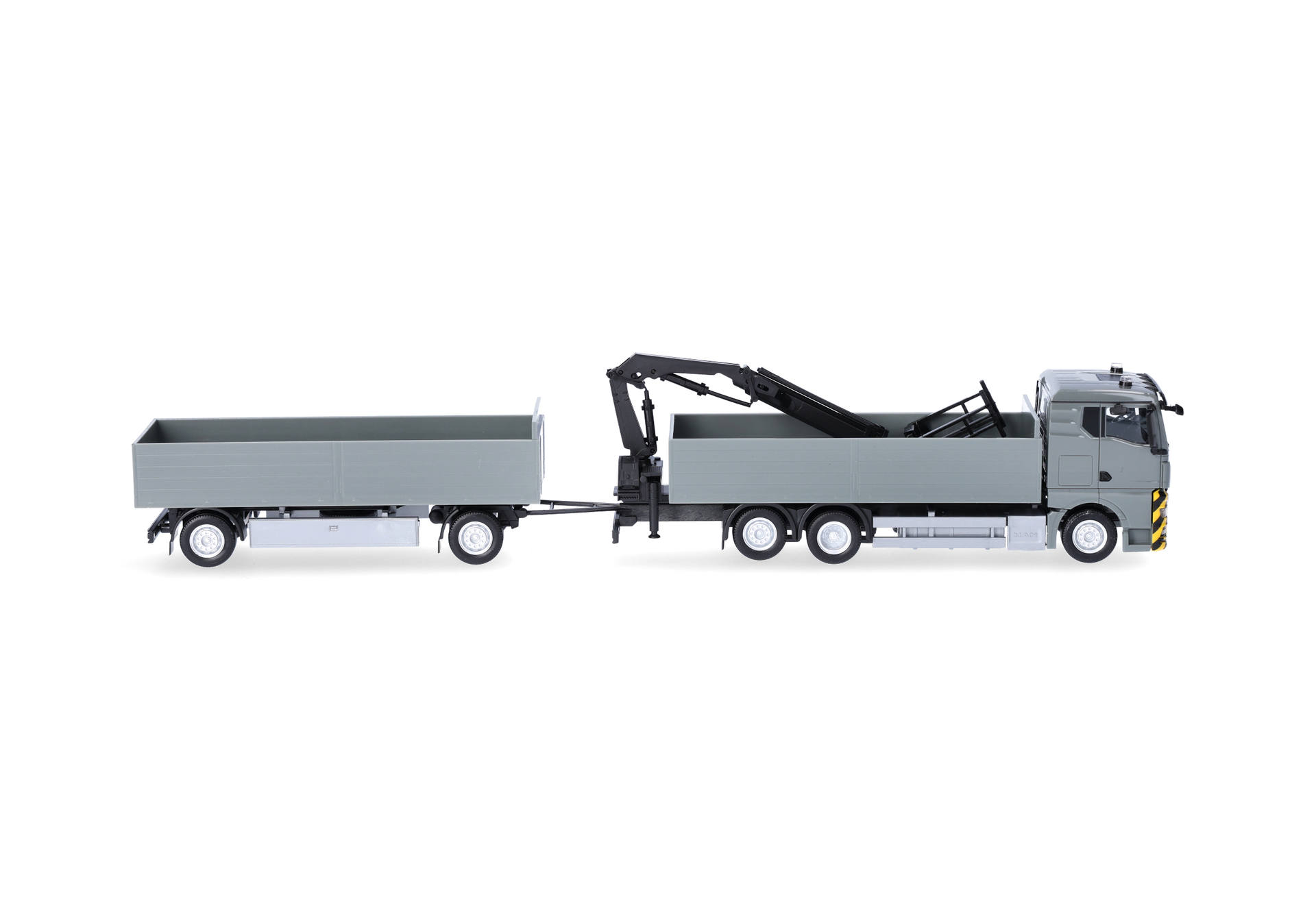 truck, flatbed, semi-trailer, blue-gray, tow truck