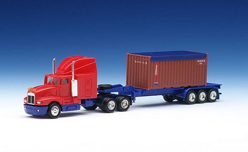 Kenworth T 600 container saddle train 3A/3A