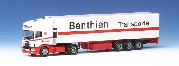 Scania 144 TL cold suitcase saddle train 2A/3A
