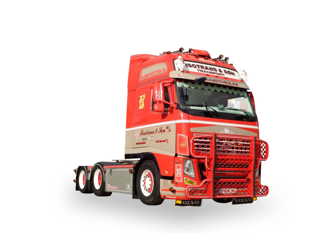 Volvo FH Gl.6x4 refrigerated semitrailer "Fisotrans"
