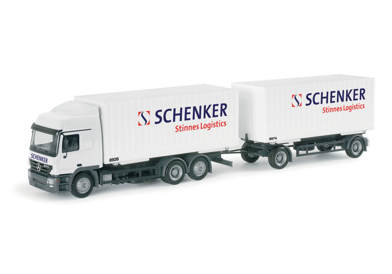 Mercedes-Benz Actros L '02 Cargoboxen-Hängerzug "Schenker Stinnes"
