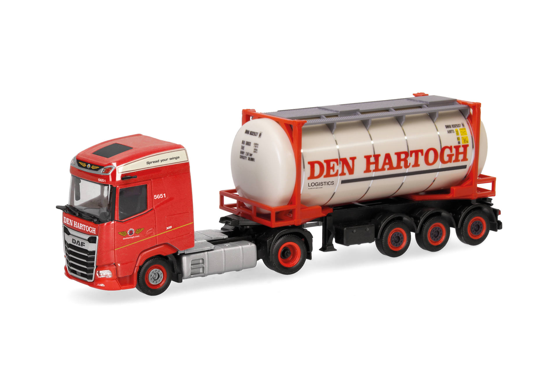 DAF XG Swapcontainer-Sattelzug "Den Hartogh" (Niederlande)