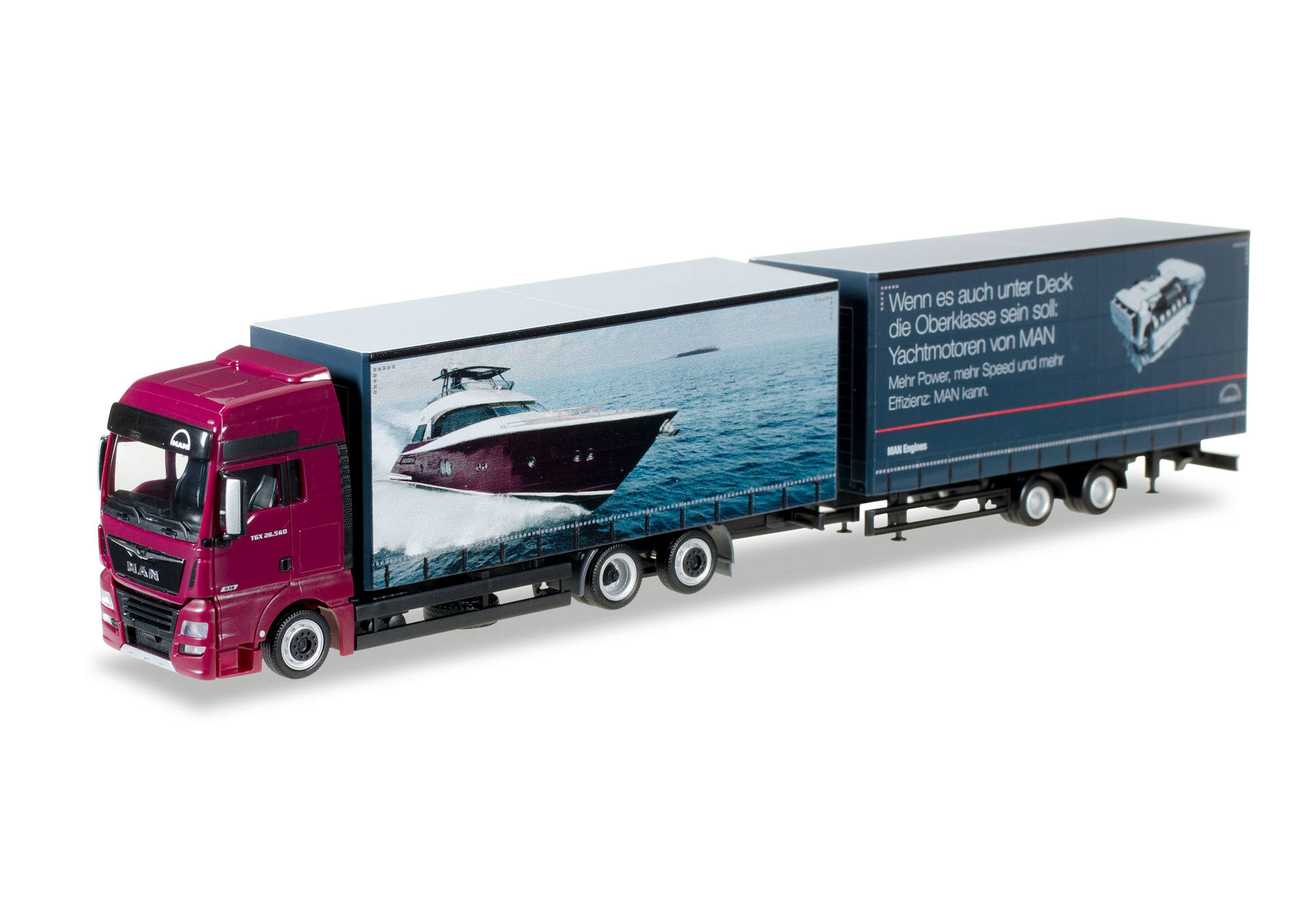 MAN TGX XXL curtain canvas volume Trailer "MAN"