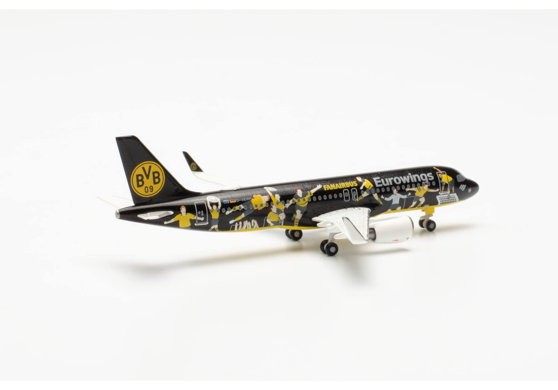 Eurowings Airbus A320 "BVB Fanairbus" - D-AEWM