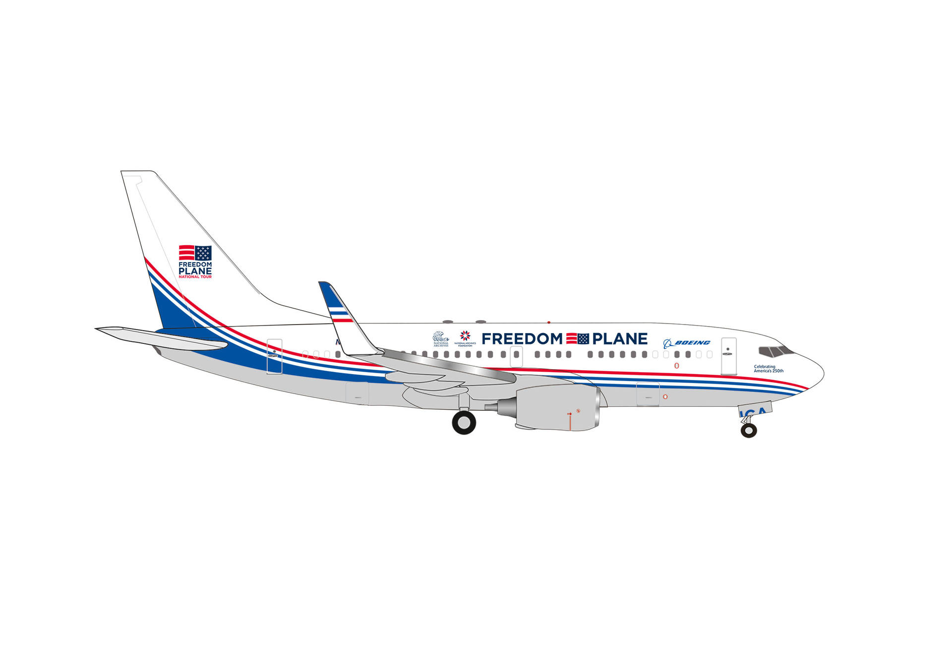 airplane, commercial aircraft, jet, freedom plane, colorful livery