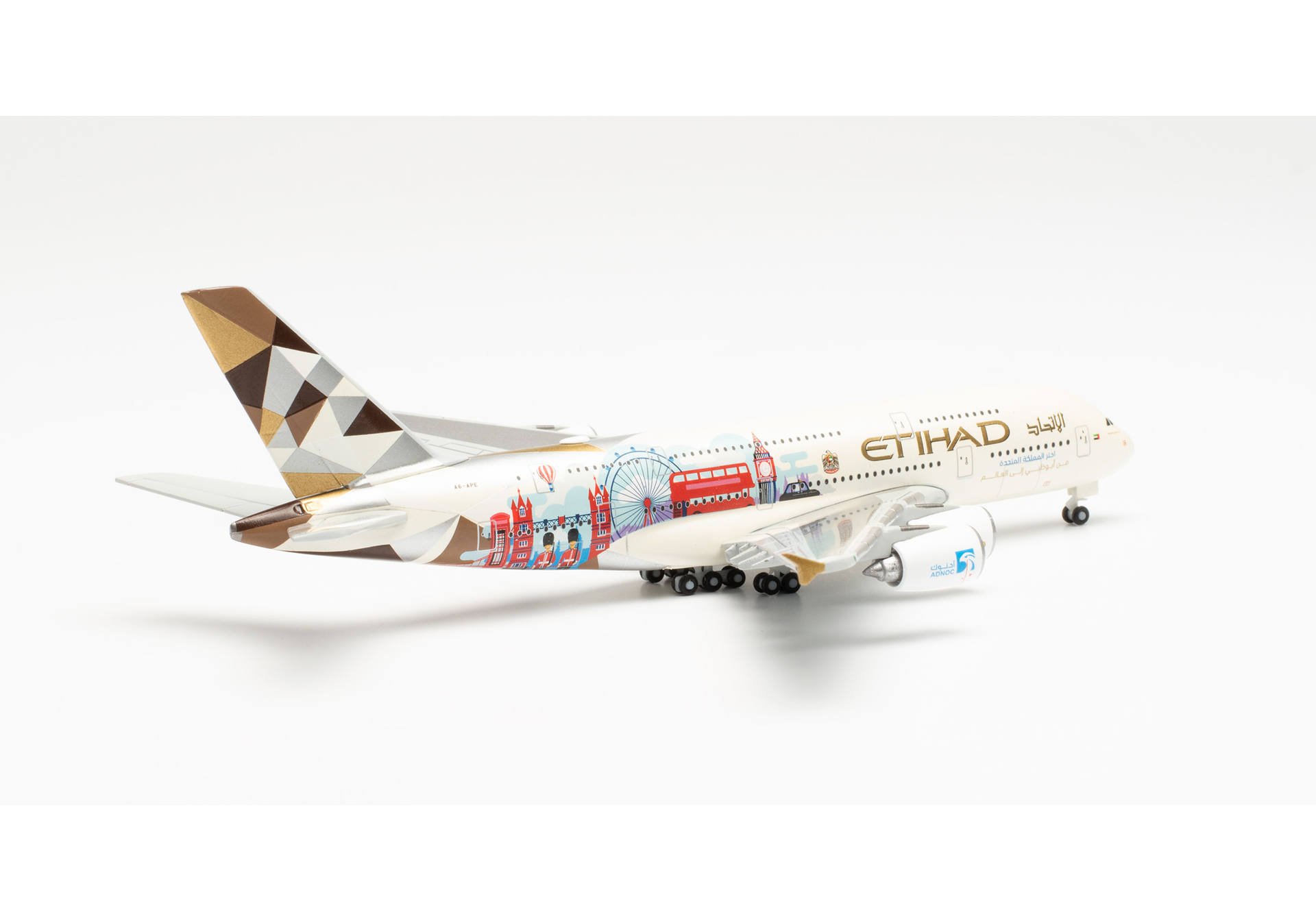 Etihad Airways Airbus A380 "Choose the United Kingdom" - A6-APE