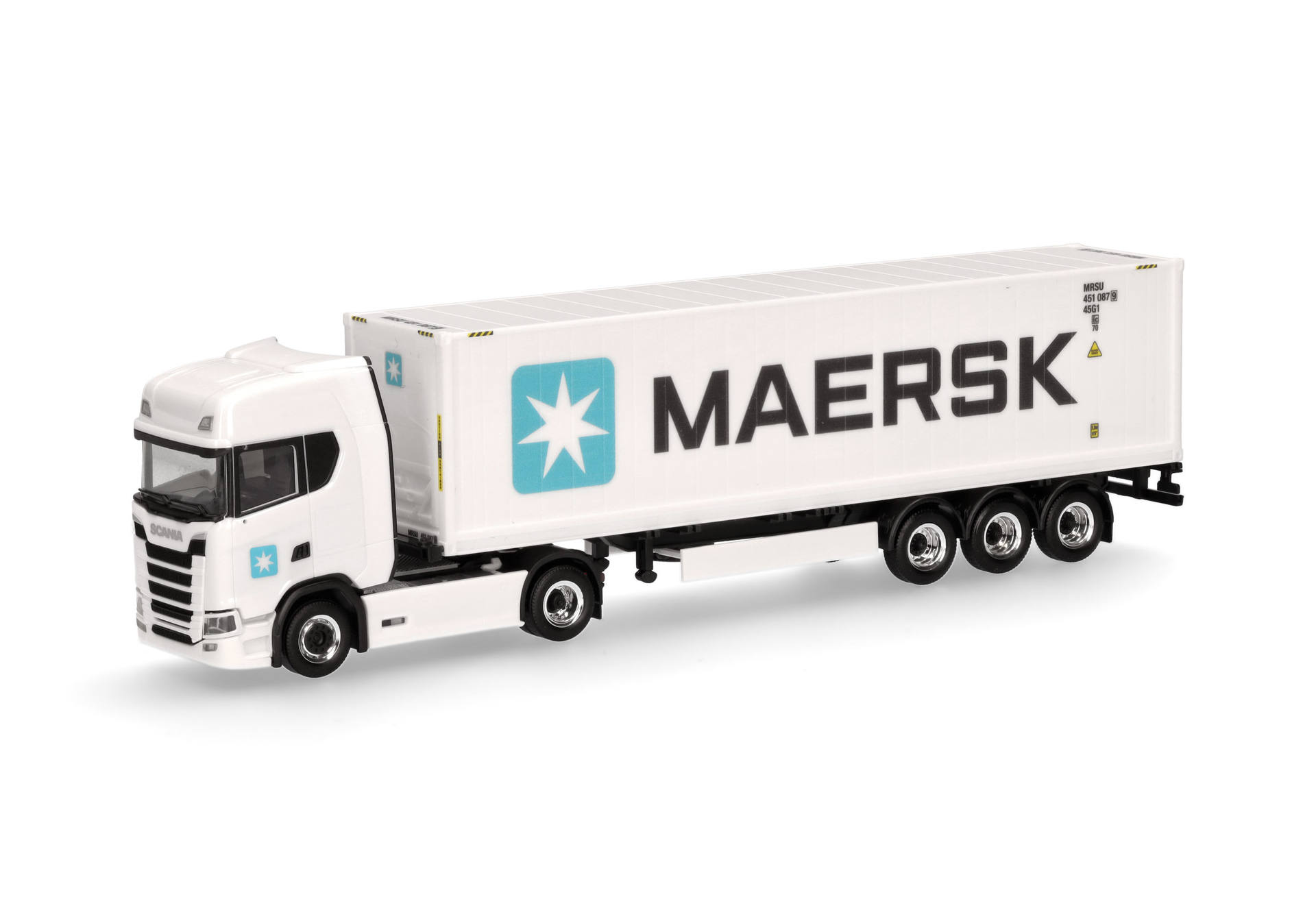 Scania CS 20 HD 40ft Highcube container semitrailer "MAERSK"