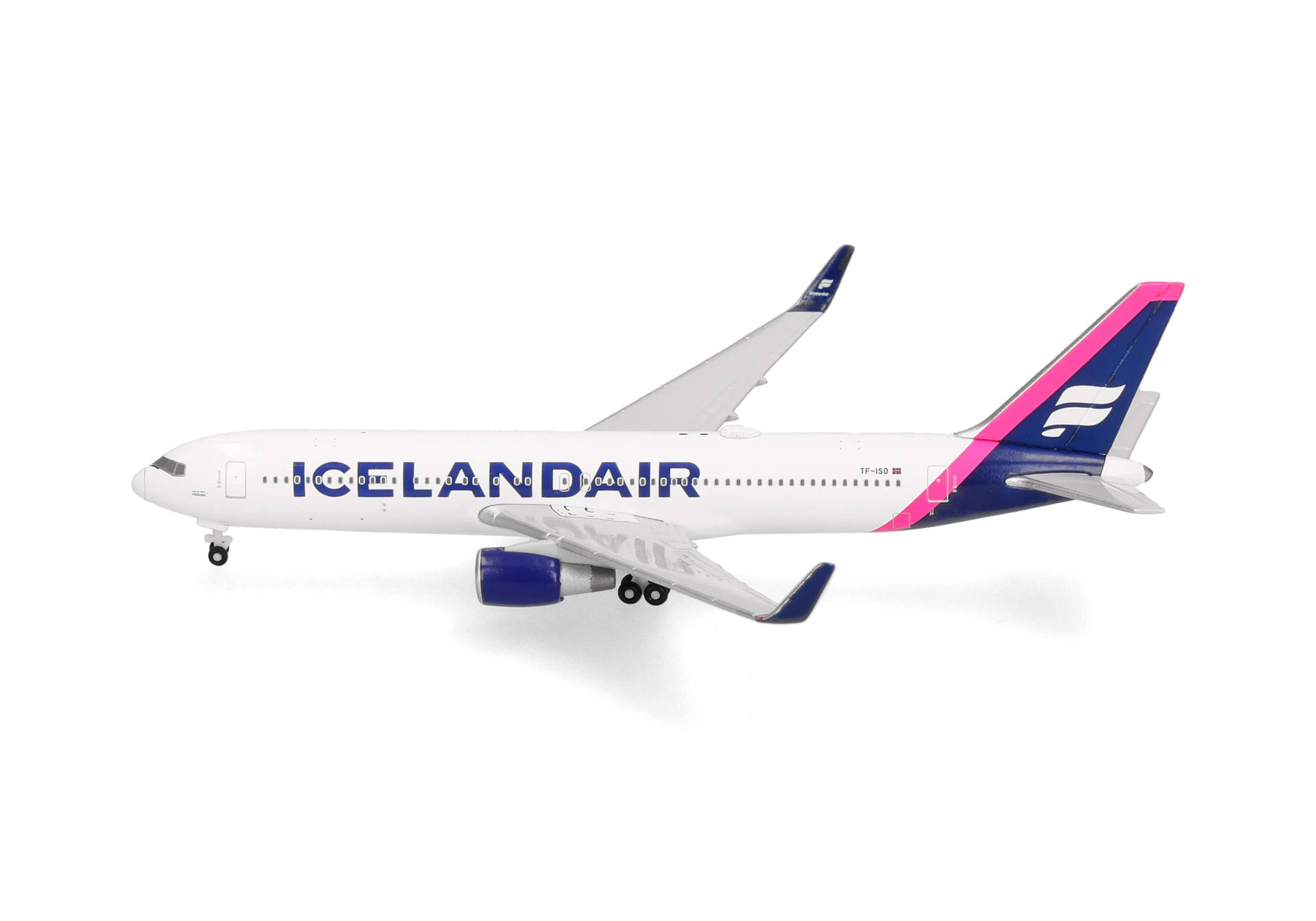 Icelandair Boeing 767-300 - Magenta red tail stripe – TF-ISO