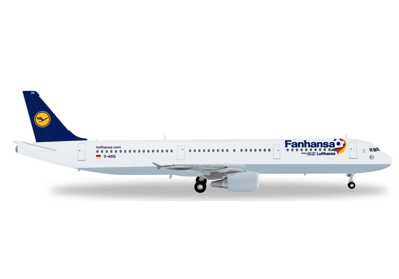 Lufthansa Airbus A321 "Fanhansa"