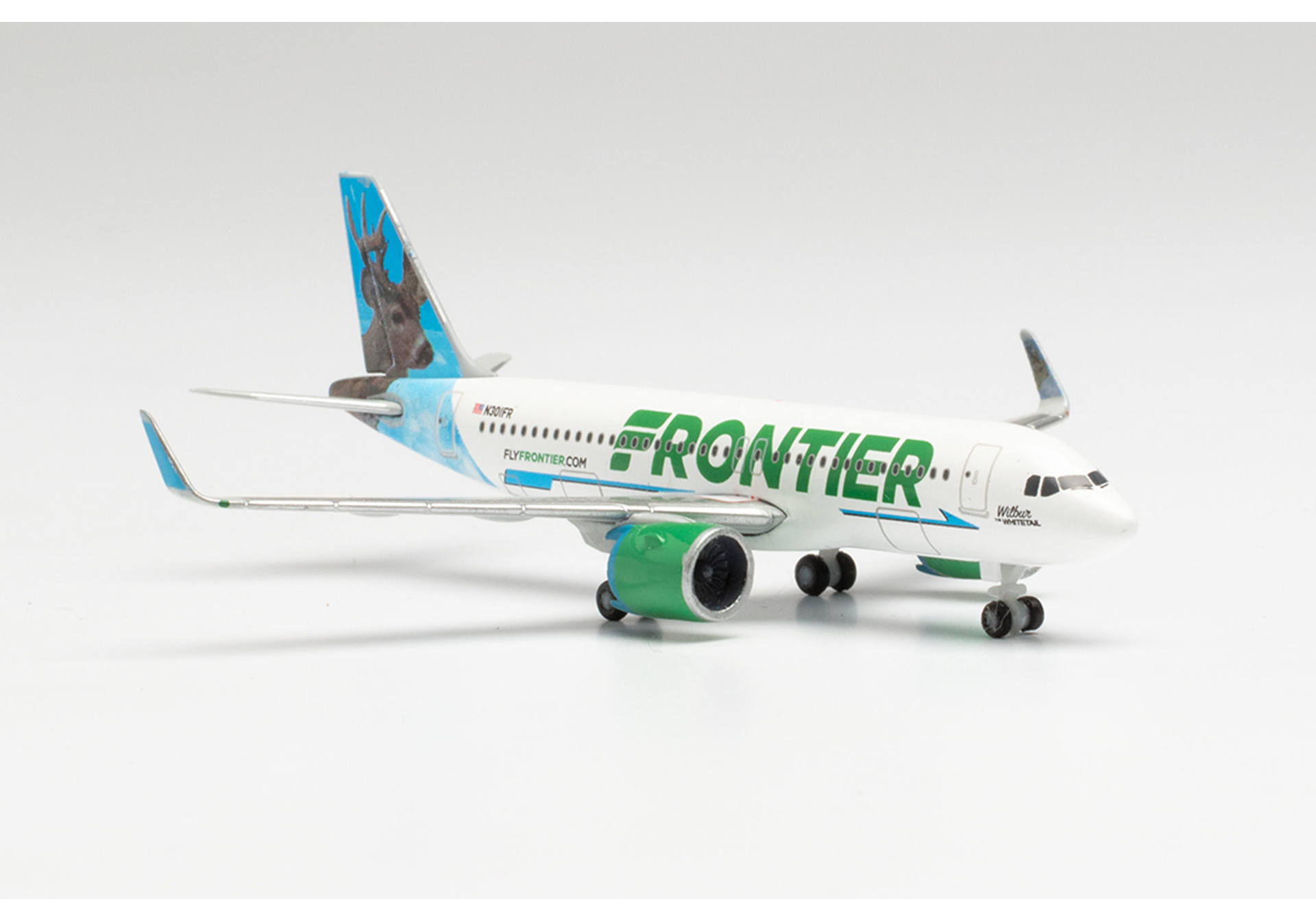 Frontier Airlines Airbus A320neo - N301FR „Wilbur the Whitetail“