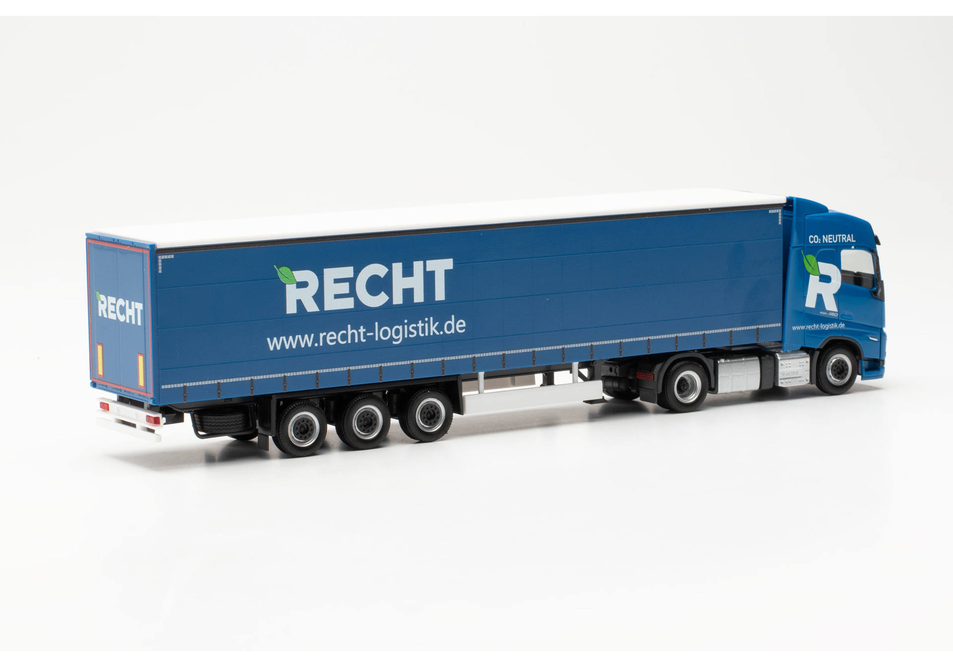 Volvo FH GL 2020 Gardinenplanen-Sattelzug "Recht Logistik"
