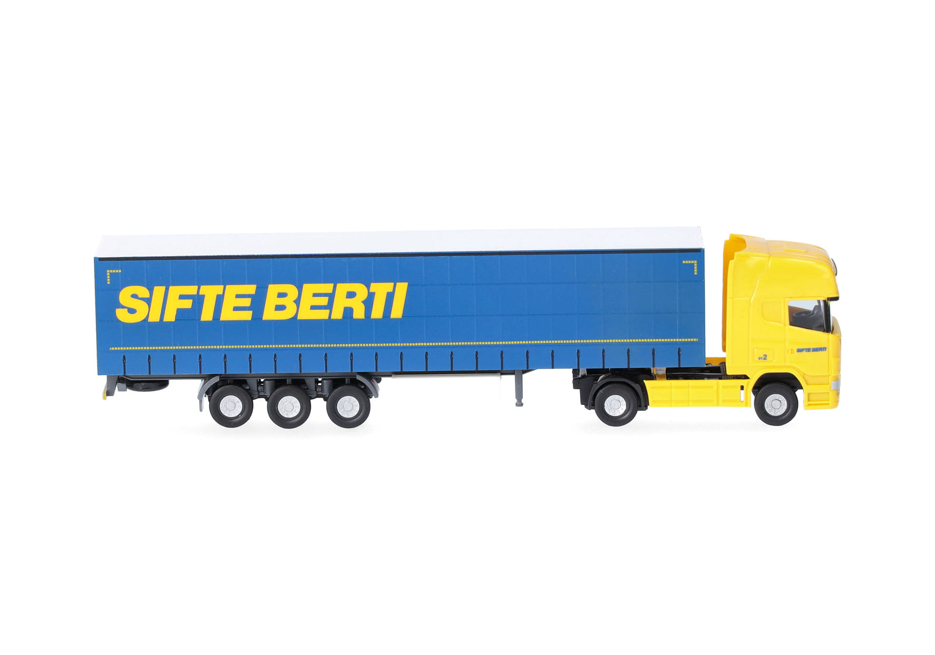 Trailer Truck, Truck, Vehicle, Machine, Wheel, truck, trailer, blue trailer, yellow cab, semi truck