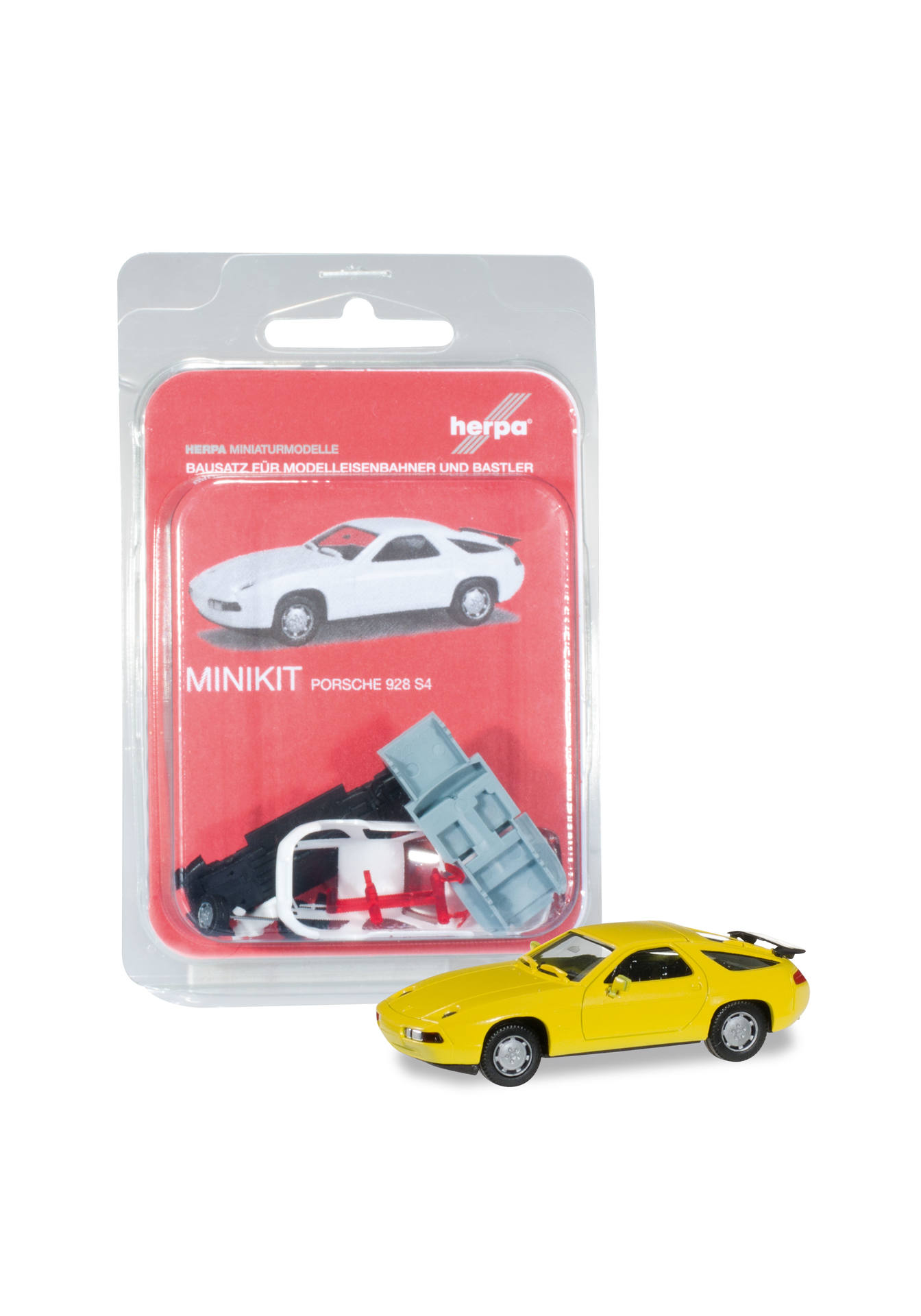 Herpa MiniKit: Porsche 928 S4, gelb