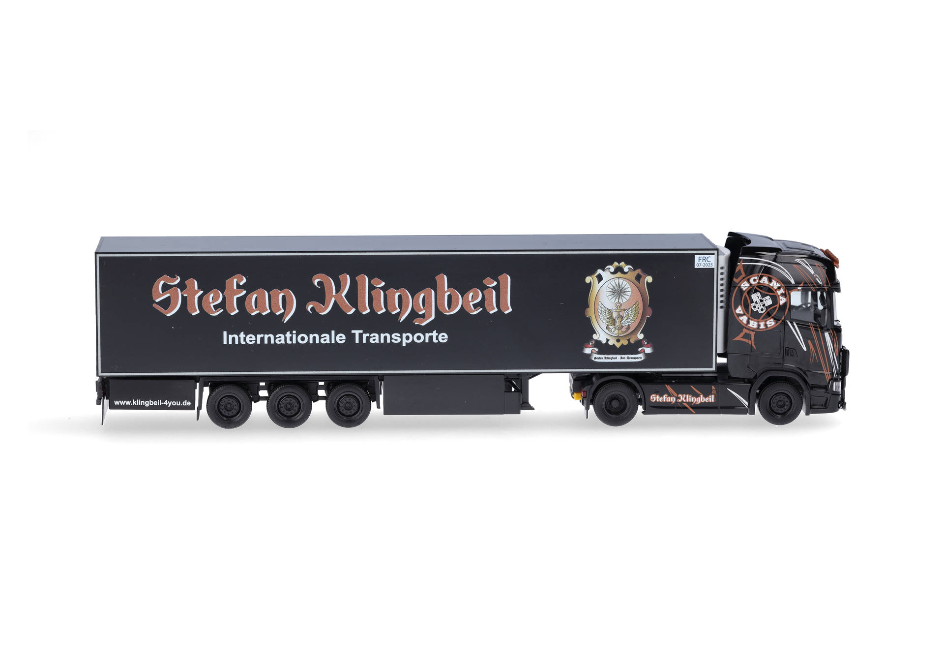 Scania CS20 HD Kühlkoffer-Sattelzug "Stefan Klingbeil" (Hessen / Gladenbach)