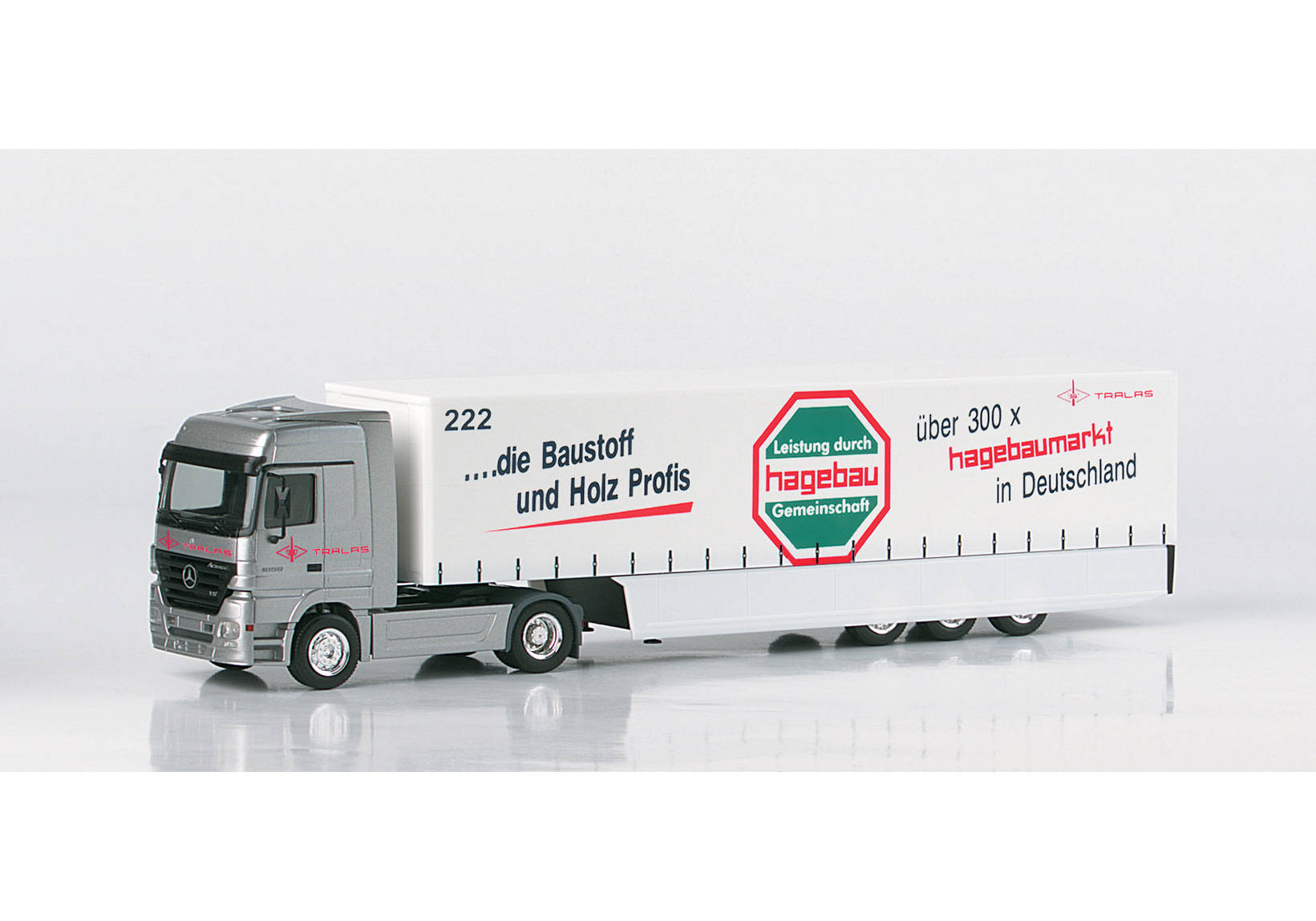 Mercedes-Benz Actros LH '02 safeliner semitrailer "Tralas"