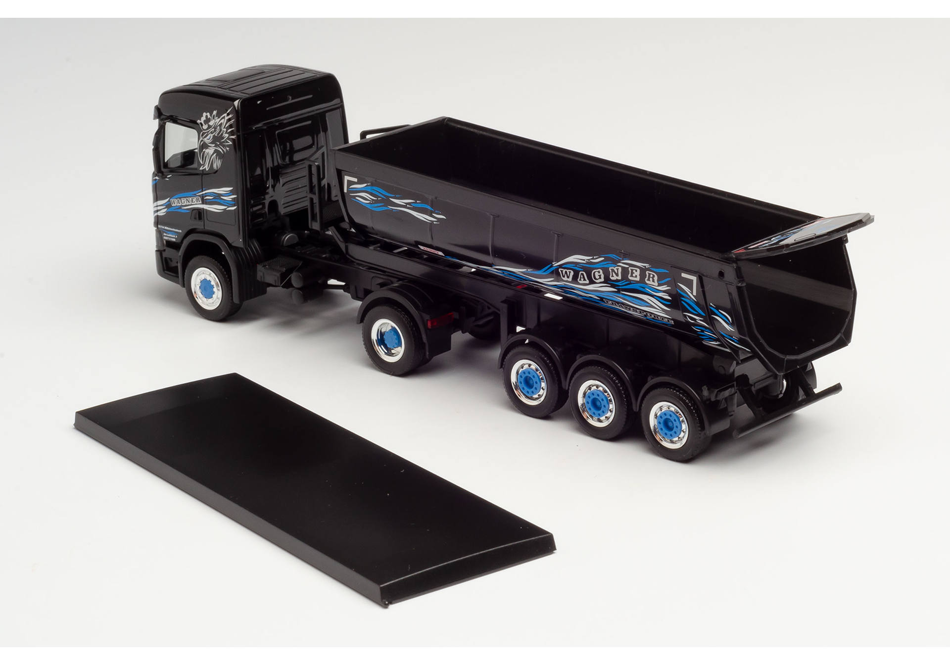 Scania CR 20 round trough semitrailer truck "Wagner Mitteleschenbach"