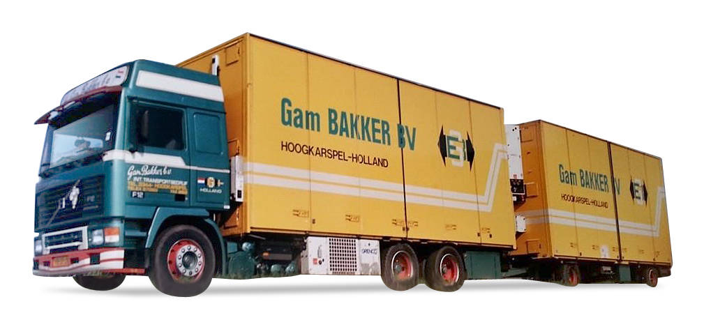 Volvo F12 GL refrigerated trailer "GAM Bakker B.V."