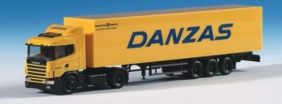 Scania 124 HL suitcase saddle train 2A/3A