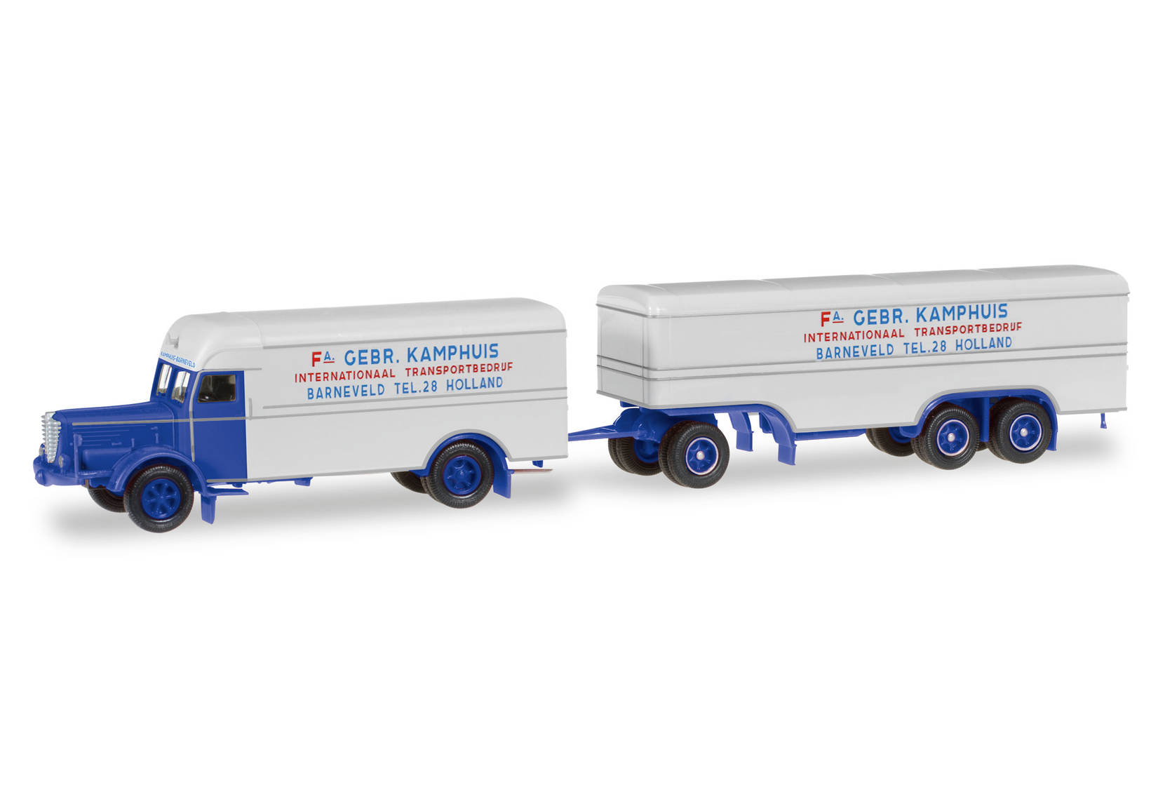 Büssing 8000 boxtrailer "Kamphuis" (NL)