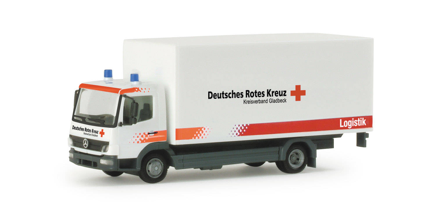 Mercedes-Benz Atego box trailer "Gladbeck rescue service"