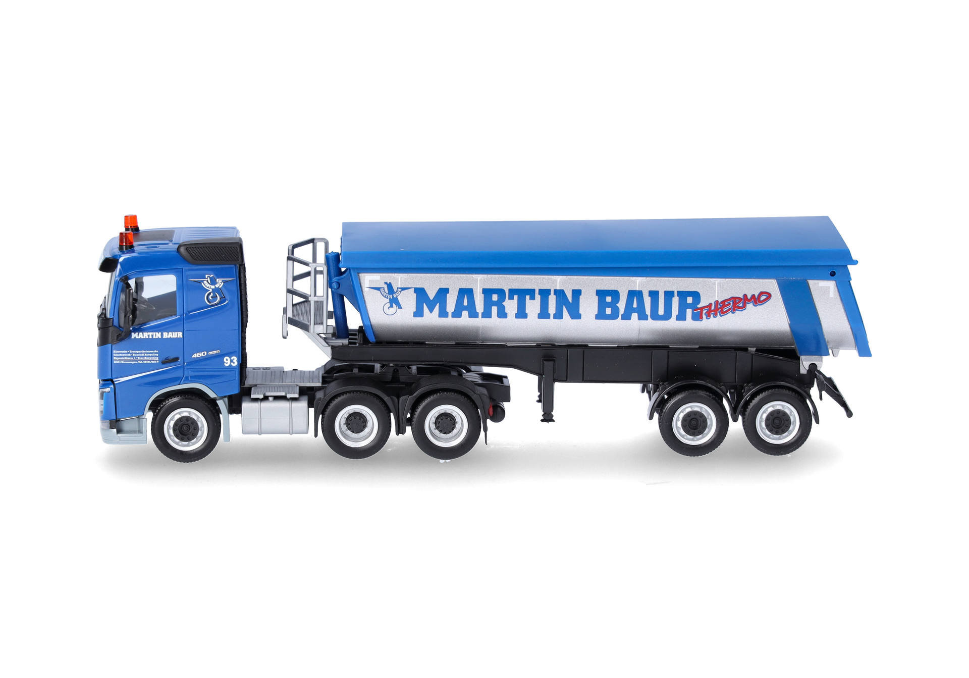 Volvo FH FD thermal insulation trough dumper "Martin Baur" (Baden-Wuerttemberg/Ertingen-Binzwangen)