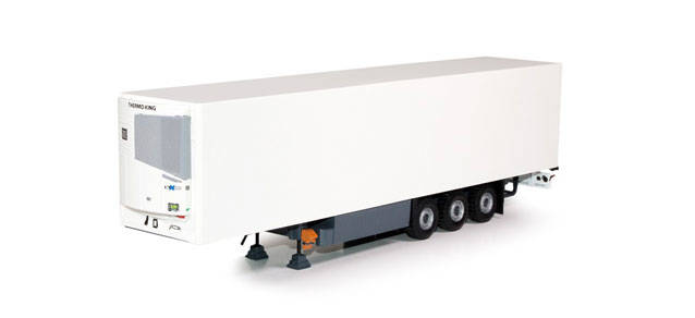 Refrigerated trailer with thermoking SLX